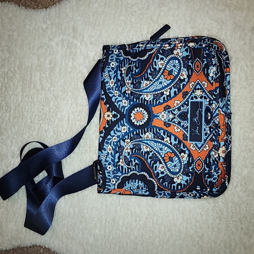 Vera Bradley Navy Paisley Floral Crossbody